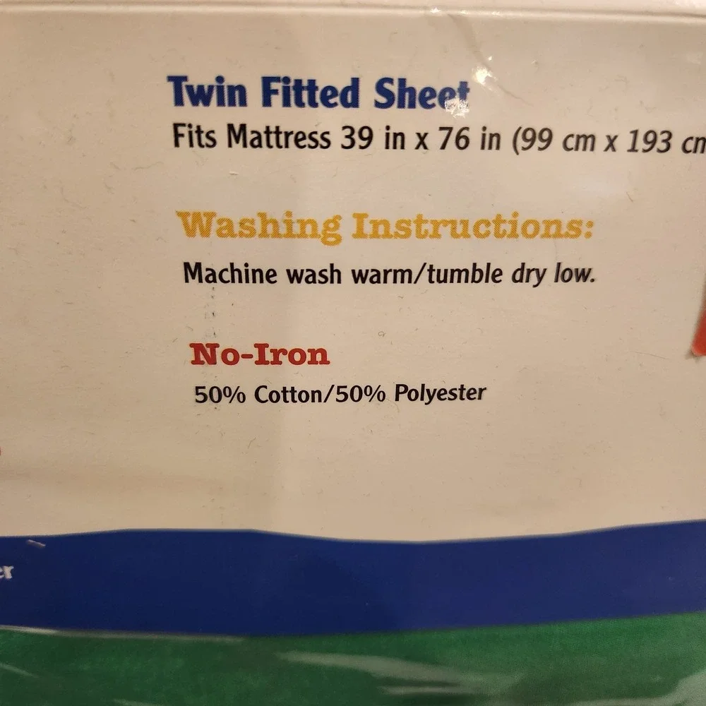 Vintage McDonald's Twin Fitted Sheet